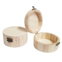 기타 나무보석함 [원형] 100개[낱개수량확인], 100개, 100개