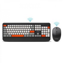 이큐웨어 V1000 키보드 쇼핑몰 무선데스크탑세트 배그, 화이트