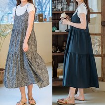 아이우먼 빅사이즈사랑해요 J067L207 캉캉플레어나시원피스 BZ