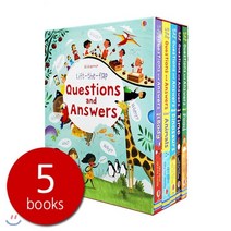 Usborne Lift the flap Questions and Answers 어스본 플랩북 빅보드북 5권 세트, Usborne Pub