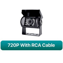 AHD 주차 보조 트럭 백업 카메라 LED IR 야간 투시경 후방 트레일러 RV용 1080P, 03 720P With RCA