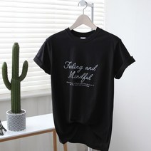 사라걸스 필링 30수 S~XXL 반팔 티셔츠 여자 여성 빅사이즈티셔츠