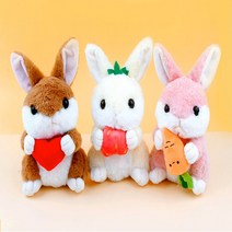 센스샵 버니팝 토끼 애착 인형 3종, 02.버니팝 토끼 25cm(브라운)