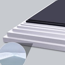 폼포드 폼보드 압축 스티로폼 eps 블럭 건축용 판넬 하드보드지 흰색 PVC 폼 보드 DIY 건물 모델 재료 만들기 시트 플라스틱 300x200mm 5 개, [04] 8mm