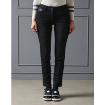 22FW [PREMIUM] 블랙 슬림핏 본딩 데님 팬츠 DNPA2D800BK