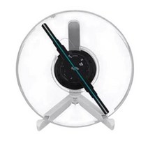 3D 홀로그램 프로젝터 고화질 광고 매장 디스플레이 간판 키트 뷰어 사인 로고 이미지, 25cm 고화질 데스크탑 모델