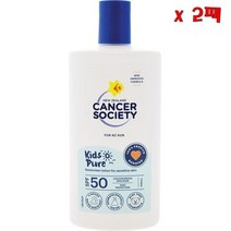 Cancer 캔서 Society 키즈 퓨어 썬크림 로션 SPF50 400ml 2팩