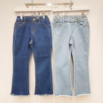 게스키즈 [갤러리아] (게스키즈2022년가을신상품) 데끼 컷팅 부츠컷 데님(G26KCP311_N3)