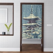 이자카야장식 벛꽃 일본 소품 꾸미기 미니 장식 인테리어, 스타일1, 분할 75x140cm