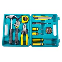 실속 가정용공구세트 집들이 개업식 선물 수공구세트 줄자 망치 펜치 드라이버 스패너, 공구세트12P