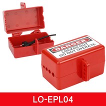 LOTO SAFE 커스텀 전기 플러그 잠금장치 벨브 안전 EPL 04