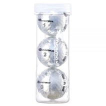 Chromax 메탈릭 M5 컬러 골프공 (3팩 튜브) 블루 3748570667, Silver