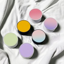 무지 그립톡 스마트톡 핸드폰 거치대 팝그립 그라에이션 파스텔 단색, 투명, 파스텔_베이지, 1개