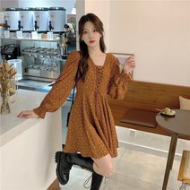 플라워 쉬폰 원피스 인싸템 봄가을 계절 여성의류 빅사이즈 가을옷 하프기장 보이핏 볼륨 점프슈트 트렌드 2693200473