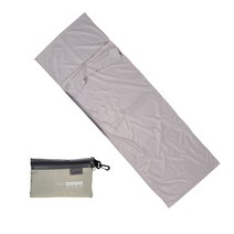 TOMSHOO 캠핑 침낭 침낭라이너, 카키, 1개