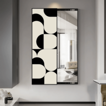 현관거울 디자인전신거울 신발장전신거울 400, 40x120cm (75x120cm), 우측형, B타입