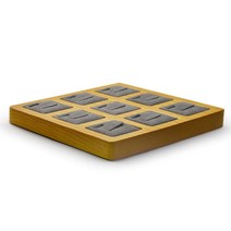 아크릴장식장 박스 주문제작 케이스 솜인형 보관함 로봇 진열장 미니 피규어 Oirlv-솔리드 우드 링 디스플, 02 SM02502