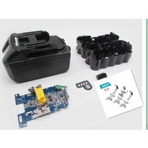 마키타배터리 마키타 18V 리튬 이온 배터리용 PCB 하우징 네스팅 케이스 10 셀 타입, 03 파란