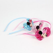 미니마우스 스팽글 리본머리띠(랜덤발송) 유아쥬얼리 어린이 캐릭터 아동쥬얼리