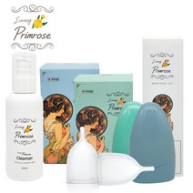 프림로즈 안전생리컵 의료용 실리콘 사용, 스몰(S), 1개