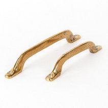 황동 주물손잡이 로이스 피스형(소 112mm) 골드(1개)
