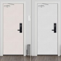 현관문 소음차단 벽간소음 흡음재 차음재부착 방음보드, 방음아트보드 블루