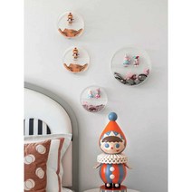 레고 보관 벽 선반 블럭 피스 색깔별 정리 투명 원형