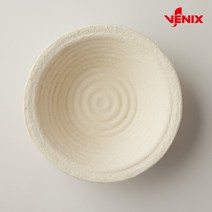 베닉스 홈베이킹 발효바구니 바네통 빵틀 천연 펄프 반느통 무늬 원형 반죽 500g