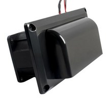 카라반트레일러 12V 캐러밴 모터 홈 트레일러 사이드 에어 벤트 팬 DC 25W RV 환기 배기 167587, Black, Black