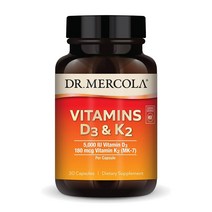 닥터머콜라 비타민D3 K2 (5000IU 180mcg MK-7) 캡슐, 30정, 1개