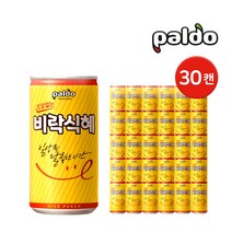 팔도 밥알없는 비락식혜 캔 페트 모음, 비락식혜 175ml 30캔