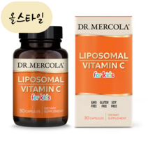 닥터머콜라 4세이상 리포솜 리포조말 비타민 C 키즈 Liposomal VitaminC 아스코르브산 30캡슐, 30정