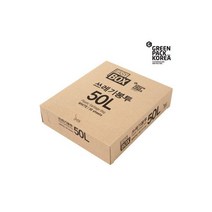 이지박스 쓰레기봉투 50L 50매입 백색 비닐봉투 S