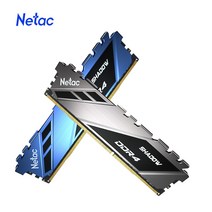컴퓨터 부품 Netac RAM 메모리 DDR4 16gb 8 gb 3200mhz RGB 3600mhz 2666mhz XMP 288pin AMD 인터 마더보드 용, [13] 16GB 3200Mhz Red