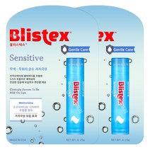 블리스텍스 립케어 센시티브 립밤 2개/튼입술보호제 시어버터, 4.25g, 2개