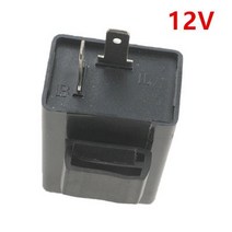 전동 킥보드 부품 호환 전기 스쿠터용 점멸 장치 12V 4V 60V 방향 지시등 깜빡이 표시기 릴레이 자, 01 12V