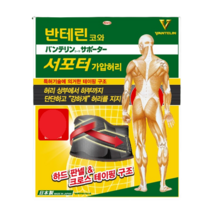 (리뉴얼) 그린팜 반테린 서포터 가압 허리 보호대