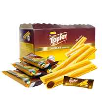 프론티어(식품) 펜트리 쿠키 과자 간식 대용량 프론티어 탑퍼 초콜릿 웨이퍼 스틱 500g