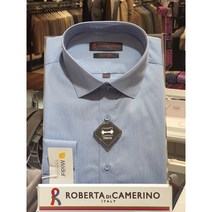 5F [신사] 로베르따 남성셔츠 긴팔 모달스판 투톤블루그레이 슬림핏셔츠 RK13513