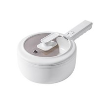 MOHEGIA 라면포트 1.5L 휴대용 멀티쿠커 세라믹 글레이즈 라이너 붙지 않는 팬, MO-Y45
