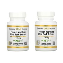 CGN 피크노제놀 100mg 프랑스 해양 소나무 껍질 추출물 60베지캡슐 X 2팩, 2개, 60개