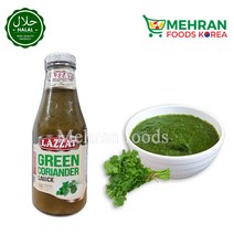 LAZZAT Green Coriander Sauce 300g 그린 코리앤더 소스, 1pc