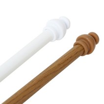 시둥마켓 +[시둥마켓]+_ 커텐용봉 커텐레일 샤워커텐봉 커튼장비 우드커튼봉 고정식행거, 코텍 미니 커튼봉 1.8M 커튼도구 거튼거치봉, 우드