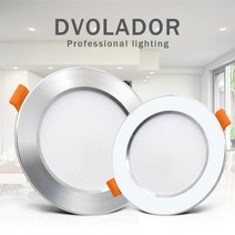 다운라이트 은 백색은 Downlight 빛 12W 9W 7W 반점에 의하여지도 된 빛, 따뜻한 화이트, 9W 실버