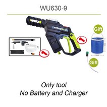 고압 세차 WORX-무선 자동차 브러시리스 WU630 20v 3.5L/분 높이 25bar 낮은 15 바 가정 및 정원 청소, 01 WU630-9