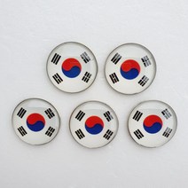 태극기 볼마커 자석클립 포함 개별포장 필드용품