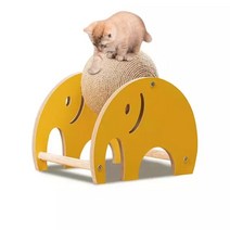 고양이 원목 캣타워Pet Cat Scratcher Ball Wooden Wear-Resistant Sisal Toys Climbing Tower Frame Inter, 02 B