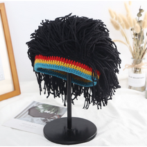 레게머리 가발 힙합 드레드 쓸데없는 관종 힙합 특수, 단일사이즈, 블랙, 1개