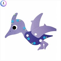 h50 펠트 조립교구 - 보라공룡 (공룡류), 상세페이지 참조, 상세페이지 참조
