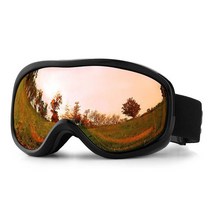 스키장고글 스노우보드고글 이중 안개 관리 스키 고글 방풍 마스크 헬멧 안경 눈 자외선 보호 선글라스 스, 04 4